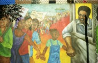 Image of sheet 19780050 photo 21: Mural politische Wandmalereien Graffiti USA Vereinigte Staaten von Amerika Nordamerika San Francisco Black Panter