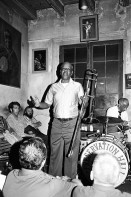 Image of sheet 19780120 photo 36: Preservation Hall Jazz Band is the name for numerous groups of Dixieland Jazz and traditional jazz bands at Preservation Hall in New Orleans, Louisiana, and on tours as organized by the Preservation Hall. The purpose of the Hall has been to preserve the heritage of both New Orleans traditional and Dixieland jazz music born in New Orleans and common to the Riverboats playing the Mississippi River, which spread throughout the South until the early 20th century.

Preservation Hall Jazz Konzert in N.O.Jazzsczene:Jazz, Jazzkonzert Banjo: 'Father Al', Al Lewis. Trompet: Jabbo Smith, Drums: Louis Barbarin, Clarinet: Orange Kellin, Bass: James Prevost. Piano: Sweet Emma
New Orleans Vereinigte Staaten von Amerika USA U.S.A. 1978 √