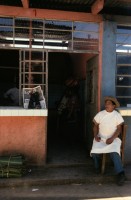 Image of sheet 19780200 photo 17: shop laden Einkaufen Markt Indigena Indianer Schweinekopf Metzger Butcher meat head Guatemala Santa Cruz del Quiché
Santa Cruz del Quiché is a city in Guatemala. It serves as the capital of the El Quiché department and the municipal seat of Santa Cruz del Quiché municipality. The city is located at, at an elevation of 2,021 m above sea level. The urban population was about 21,000 people in 2003
Gläubige Indios zünden Kerzen in der Kirche an. Glauben Religion Rauch