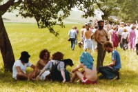Image of sheet 19790080 photo 9: Demonstration gegen den Bau der Atomkraftwerke in Gösgen Pfingstmarsch Anti AKW Gegner Atomtod nein Danke
Pfingstmarsch von Atomkraftgegnern am Sonntag (03.06.79) bei der Baustelle des Kernkraftwerks Leibstadt. Kanton Aargau Schweiz 1979 √
nuclear protest anti Switzerland Swiss