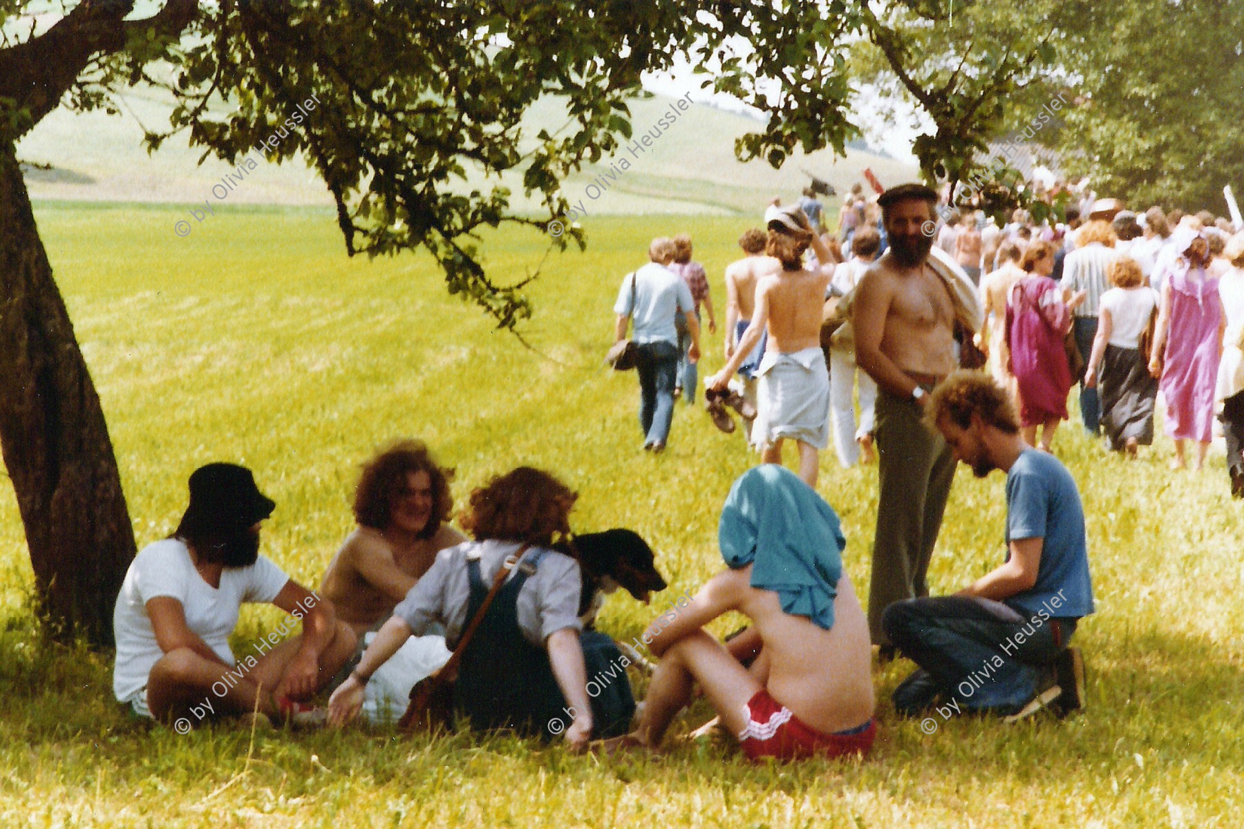 Image of sheet 19790080 photo 9: Demonstration gegen den Bau der Atomkraftwerke in Gösgen Pfingstmarsch Anti AKW Gegner Atomtod nein Danke
Pfingstmarsch von Atomkraftgegnern am Sonntag (03.06.79) bei der Baustelle des Kernkraftwerks Leibstadt. Kanton Aargau Schweiz 1979 √
nuclear protest anti Switzerland Swiss