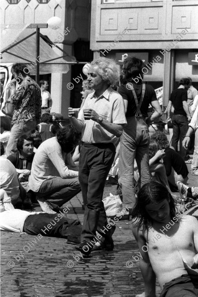 Image of sheet 19790110 photo 34: Theo Pinkus in Basel Anti AKW Demo  1979 √ protest