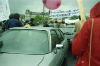 Image of sheet 19800010 photo 6: Demonstration waehrend den Jugendunruhen, Quaibruecke, Zuerich 1980.
Exhibition: Zurich, The Eighties Photobastei Zürich 2020
