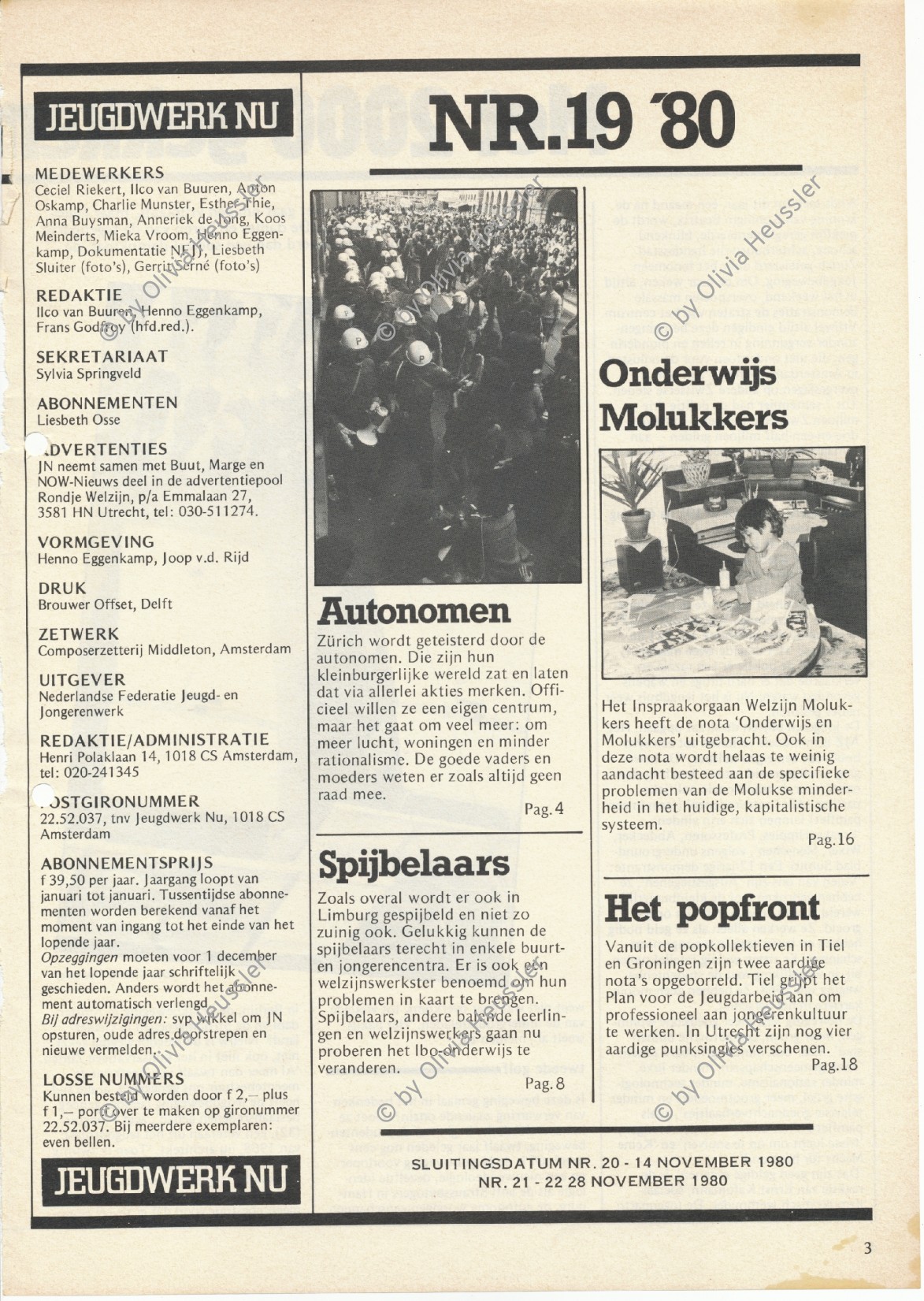 Image of sheet 19800160 photo 30: Jugendbewegung Bewegig AJZ Zürcher Jugendunruhen Demonstrationen
Zürich Youth movement 1980