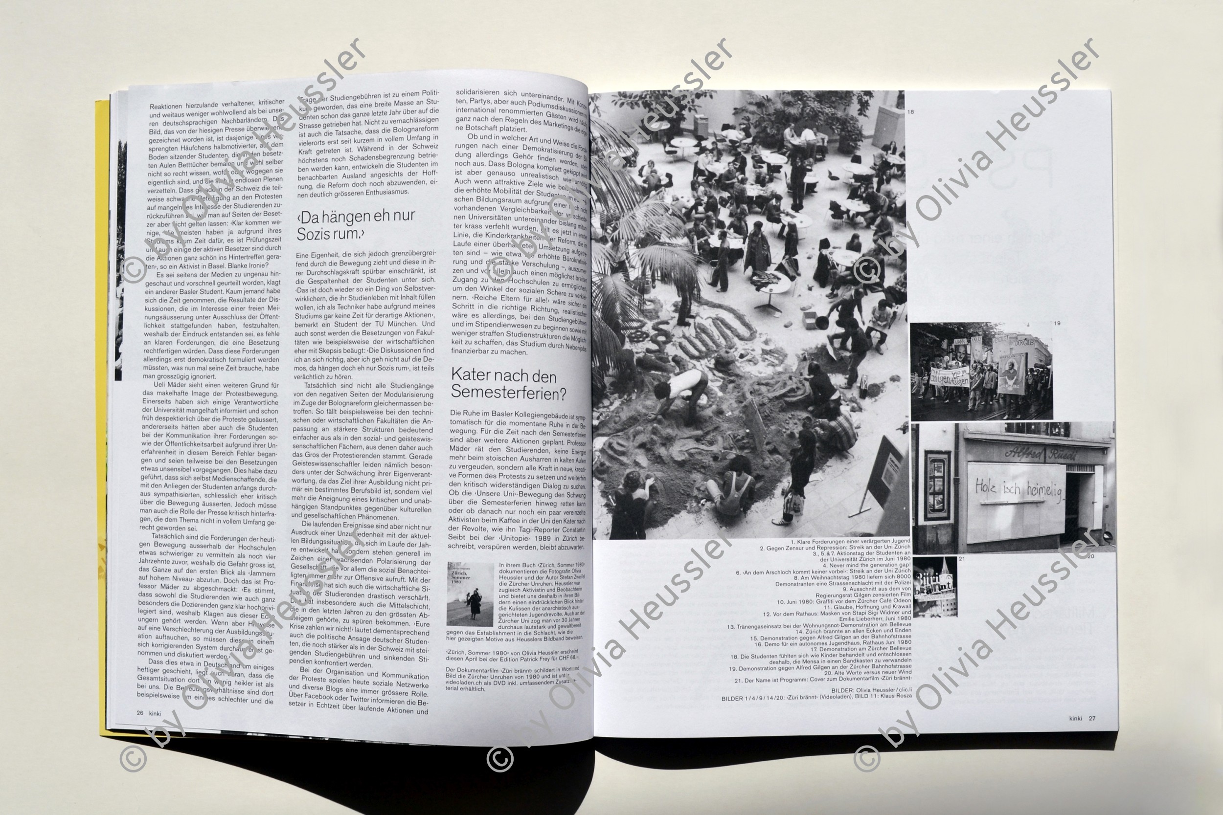 Image of sheet 19800160 photo 33: Jugendbewegung Bewegig AJZ Zürcher Jugendunruhen Demonstrationen