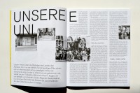 Image of sheet 19800160 photo 33: Press archive printed media published with the use of a photography by Olivia Heussler.  
Universitaet Zuerich. 
Jugendbewegung Bewegig AJZ Zürcher Jugendunruhen Demonstrationen
Zürich Youth movement 1980