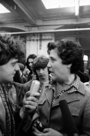 Image of sheet 19800272 photo 35: Stadtraetin Emilie Lieberherr eroeffnet das Autonome Jugendzentrum AJZ in Zuerich, 1980. Radio Interview mit Dominik Landwehr.
Bewegig AJZ Zürcher Jugend Jugendunruhen Kultur Autonomes Jugendzentrum Leben 
Zürich 1980 Youth protest movement