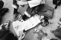 Image of sheet 19800282 photo 33: rtsg. 800281 Streik an der Uni. 'Polizei raus aus der Uni' 'Streik Solidarisiert Euch'
'sofortige Freigabe des verbotenen Films Video
Gegen Zensur und Repression von Hilty und Alfred Gilgen Films und der Geräte'  
'für eine freie Uni gegen Selektion und Repression' etc. Key
Jugendbewegung Bewegig AJZ Zürcher Jugendunruhen Demonstrationen
Zürich youth movement protest 1980 ?
