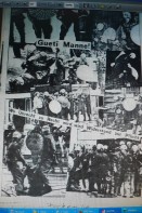 Image of sheet 19800301 photo 9: Vor dem AJZ versammeln sich rund 200 Personen, um für die Einstellung der Strafverfahren zu demonstrieren. Der unbewilligte Demonstrationszug wird von der Polizei aufgelöst: Massive Auseinandersetzungen zwischen den Bewegten und der Polizei, die bis am Sonntagmorgen andauern. Mehr als hundert Personen werden verhaftet. In der folgenden Woche wird in den Medien über das polizeiliche Vorgehen heftig diskutiert.
Das Autonome Jugendzentrum wird ganz mit Tränengas eingeräuchert. Leute kriegen Panik und flüchten auf Dach des AJZ Nach einer Besammlung vor dem AJZ für Demo gegen Isolationshaft greifen Polizeigrenadiere die Leute mit Tränengas Einsatz an. Auch alte Menschen flüchten. Psychoanalytiker und Kunstmaler Fritz Morgenthaler. (Vater von Jan und Marc Morgenthaler ) flüchtet durch Tränengasnebel. Ein Mann versucht mit der Polizei zu verhandeln. 
Titelbild Film Top. UNICEF Wasserwerfer
Jugendbewegung Bewegig AJZ Zürcher Jugendunruhen Demonstrationen
Zürich youth movement protest 1980 flyer