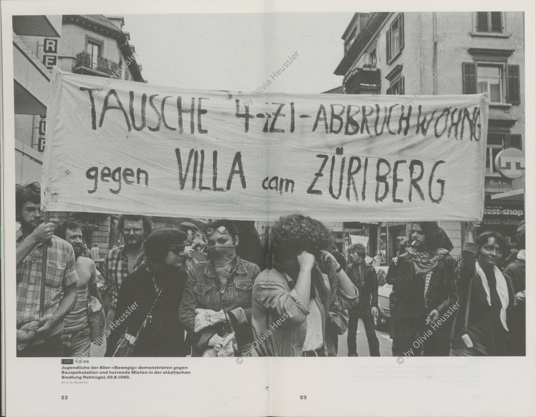 Image of sheet 19800341 photo 2: aus: wowo wonige thomas stahel
Jugendbewegung Bewegig Zürcher Jugendunruhen Demonstrationen
Zürich protest youth movement