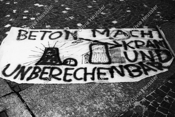 Image of sheet 19800341 photo 4: Helvetiaplatz. 
Jugendbewegung Bewegig AJZ Zürcher Jugendunruhen Demonstrationen
Zürich protest youth movement 1980 √