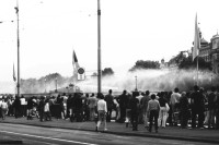 Image of sheet 19800362 photo 3: Demonstrationen √ protest Schweiz Switzerland swiss Europe tear gas