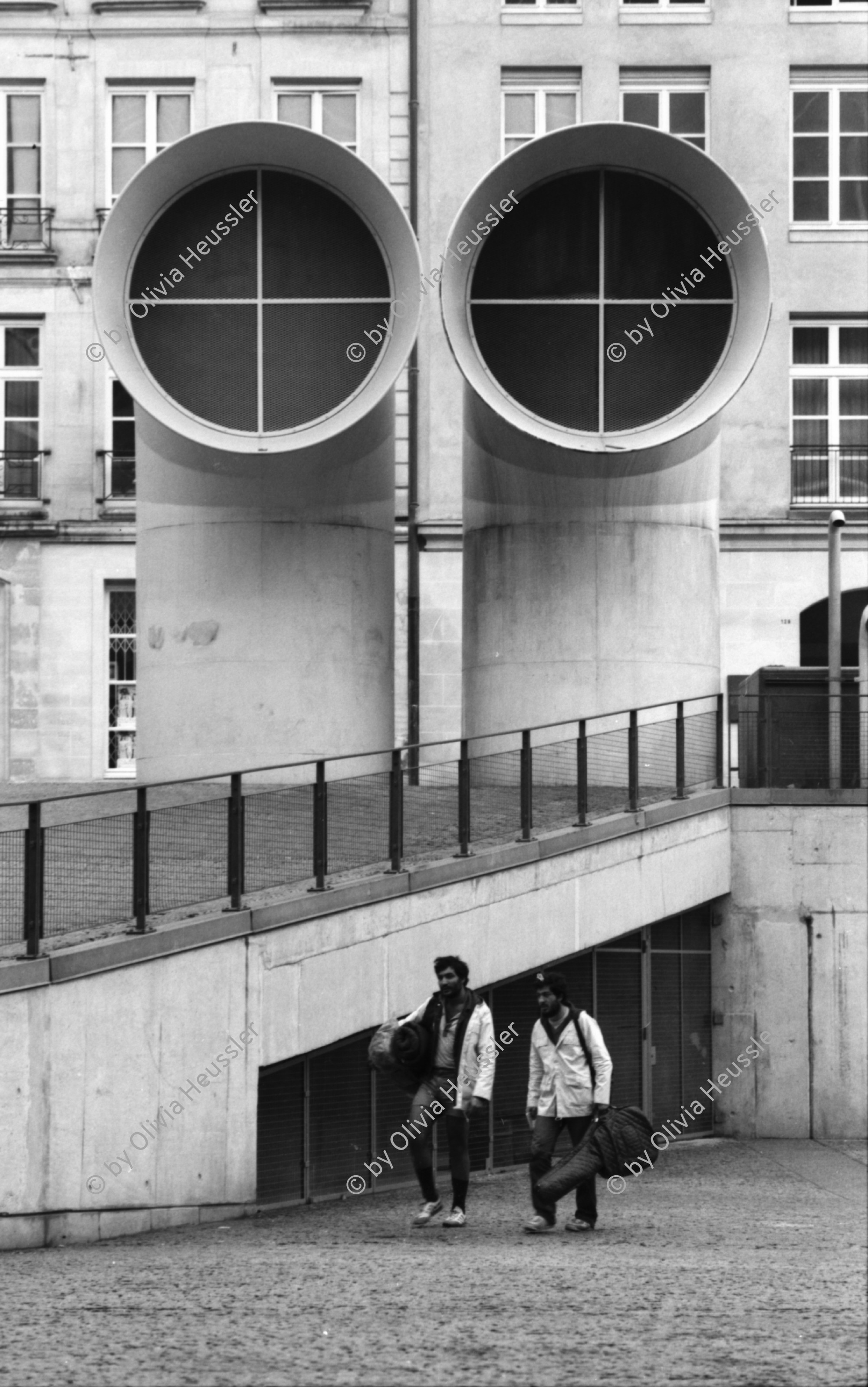 Image of sheet 19800420 photo 19: Centre Pompidou. Beaubourg. Paris Frankreich 1980