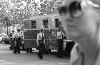 Image of sheet 19800430 photo 26: CRS Polizei Einheiten in Paris, Frankreich 1980.
