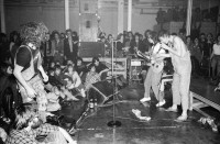 Image of sheet 19800502 photo 24: Konzert mit der  Deutschen Band Schroeder's Road Show, Aktionshalle Rote Fabrik, Zürich 1980.
Jugendbewegung Bewegig AJZ Zürcher Jugendunruhen Zürich Schweiz