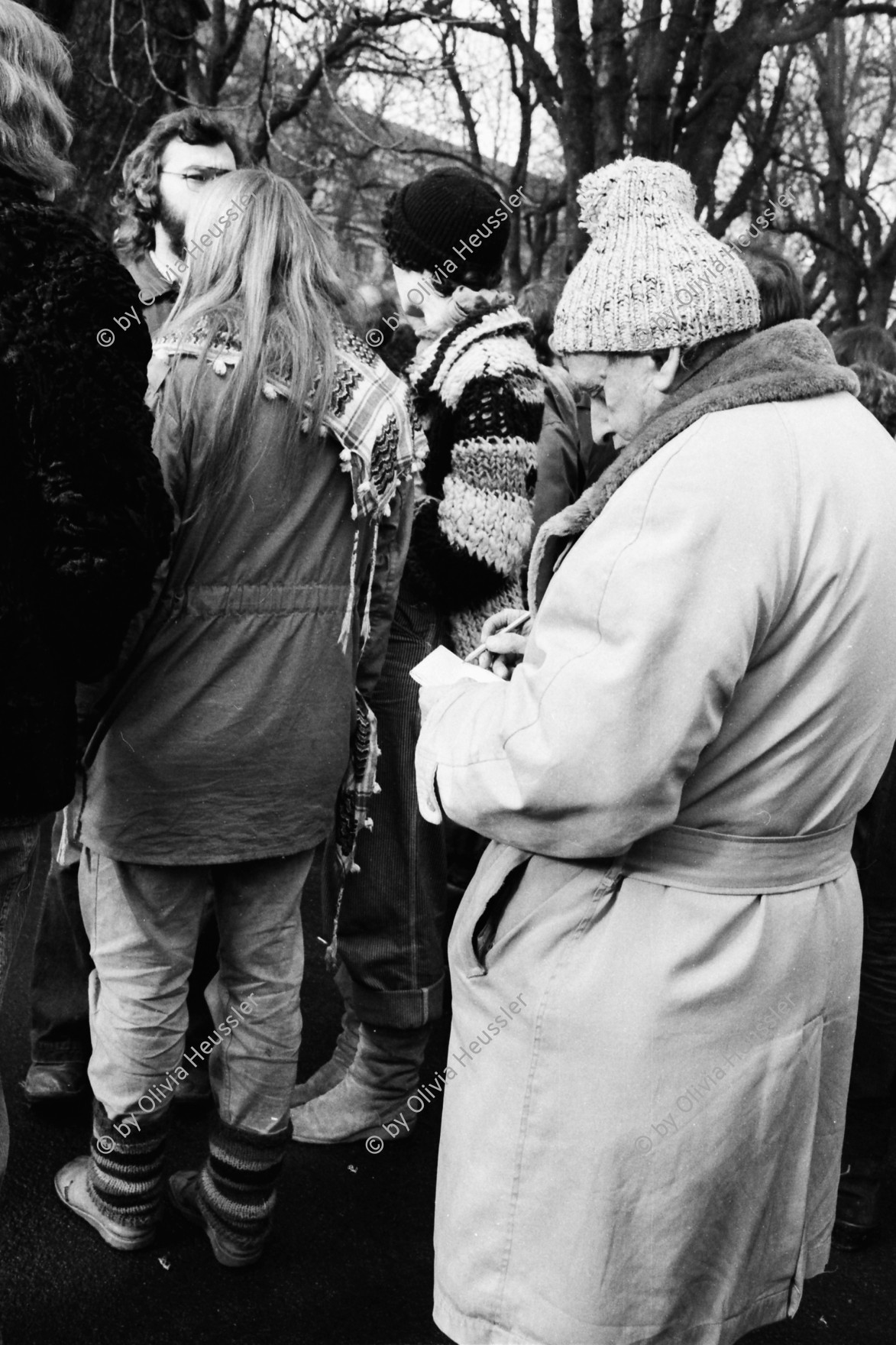 Image of sheet 19800660 photo 10: Journalist an der Arbeit. Zürich 1980