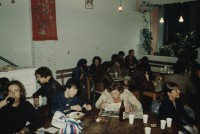 Image of sheet 19803000 photo 62: Im Restaurant des autonomen Jugendzentrum AJZ, 1980 in Zuerich. 
Jugendbewegung, Jugendunruhen