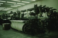 Image of sheet 19803002 photo 139: Webmaschine von Brown Boveri Schweiz, im Norden Israels, Palästina 1980.