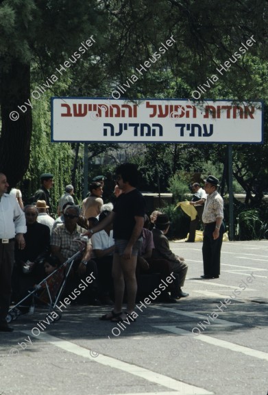 Image of sheet 19803002 photo 144: Demonstration in Tel Aviv, Israel Palästina 1980.