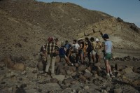 Image of sheet 19803002 photo 91: Friends of Nature climbing at the Sinai Desert, Israel 1980.