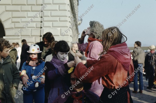 Image of sheet 19803004 photo 10: Carneval, Lucerne Switzerland 1980.
Fasnacht in Luzern 1980.