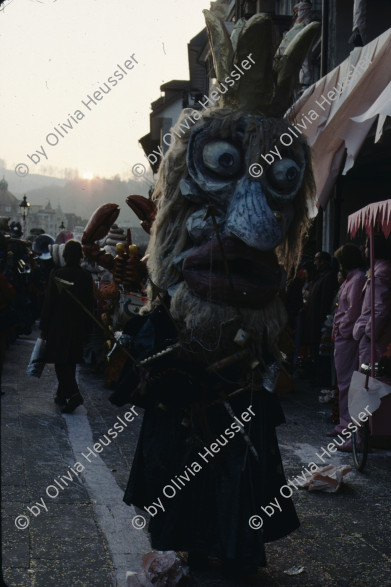 Image of sheet 19803004 photo 20: Carneval at the Reuss River, Lucerne 1980.