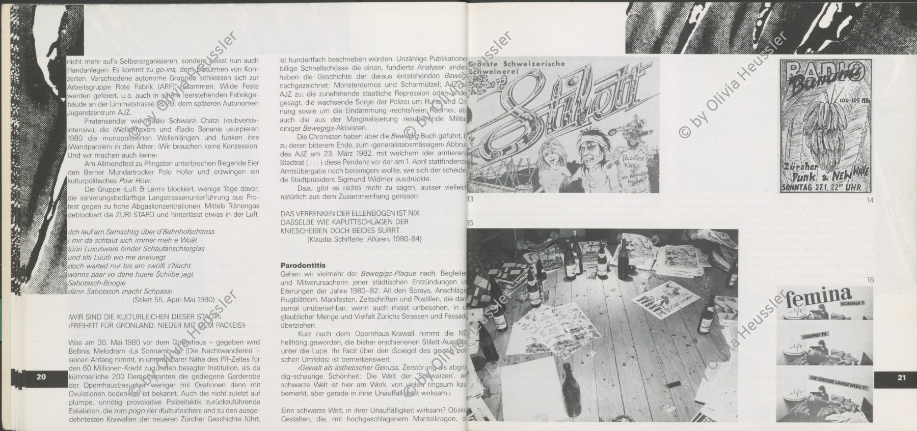 Image of sheet 19810080 photo 11: Stilett. eine Zürcher Untergrundzeitschrift, wird zusammentragen 
Zürich, Jugendbewegung