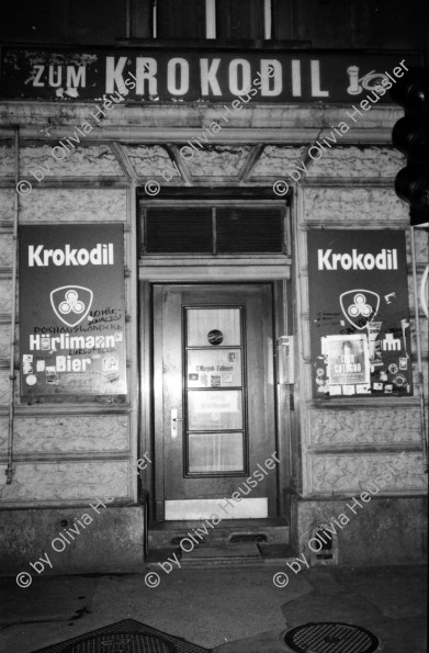 Image of sheet 19810100 photo 15: Restaurant Krokodil an der Langstrasse, Zuerich 1981.