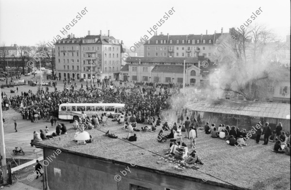 Image of sheet 19810162 photo 36: Jugendbewegung Zürcher Bewegung Autonomes Jugendhaus Kreis fünf Zürich Schweiz Switzerland Europa Europe 1981