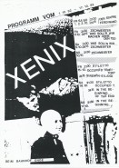 Image of sheet 19810163 photo 31: flyer

frtsg. 810162 
An der bewilligten «Frühlingsdemonstration» nehmen rund 8000 Personen teil. Als der Zug das AJZ erreicht, dringen Tausende in das Areal des AJZ ein, während ein Teil des Zuges seinen Weg Richtung Helvetiaplatz fortsetzt. Am Abend räumt die Polizei das Gelände des AJZ: Gewalttätige Auseinandersetzungen und Sachbeschädigungen in der Gegend des Hauptbahnhofs. 
Frühlingsdemonstration und Besetzung AJZ an der Limmatstrasse 18-20 Auf Dach Terasse mit Transparent Autonomes Jugendzentrum Jugendunruhen Bewegung Jugendbewegung 
Babs Hiestand
Zürich 1981