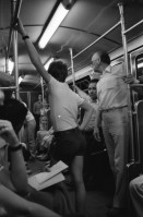 Image of sheet 19810380 photo 0: Szenen in U-Bahn Deutschland. Öffentlicher Verkehr Transport Berlin Westdeutschland 1981 © 1981, by OLIVIA HEUSSLER