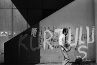 Image of sheet 19810380 photo 22: Kurtulus steht auf Wand treppen aufgang für Metro U-Bahn.
Kurtuluş (Organisation), eine Splittergruppe der Türkischen Volksbefreiungspartei Front Graffiti political Kurds Germany exile refugees Berlin

Berlin West Deutschland Kreuzberg √ 1981
© 1981, by OLIVIA HEUSSLER / www.clic.li
