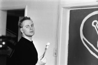 Image of sheet 19810550 photo 8: Der junge Kunstmaler und Künstler Christoph Herzog, Zürich 1981.
art swiss  Graffiti artist young