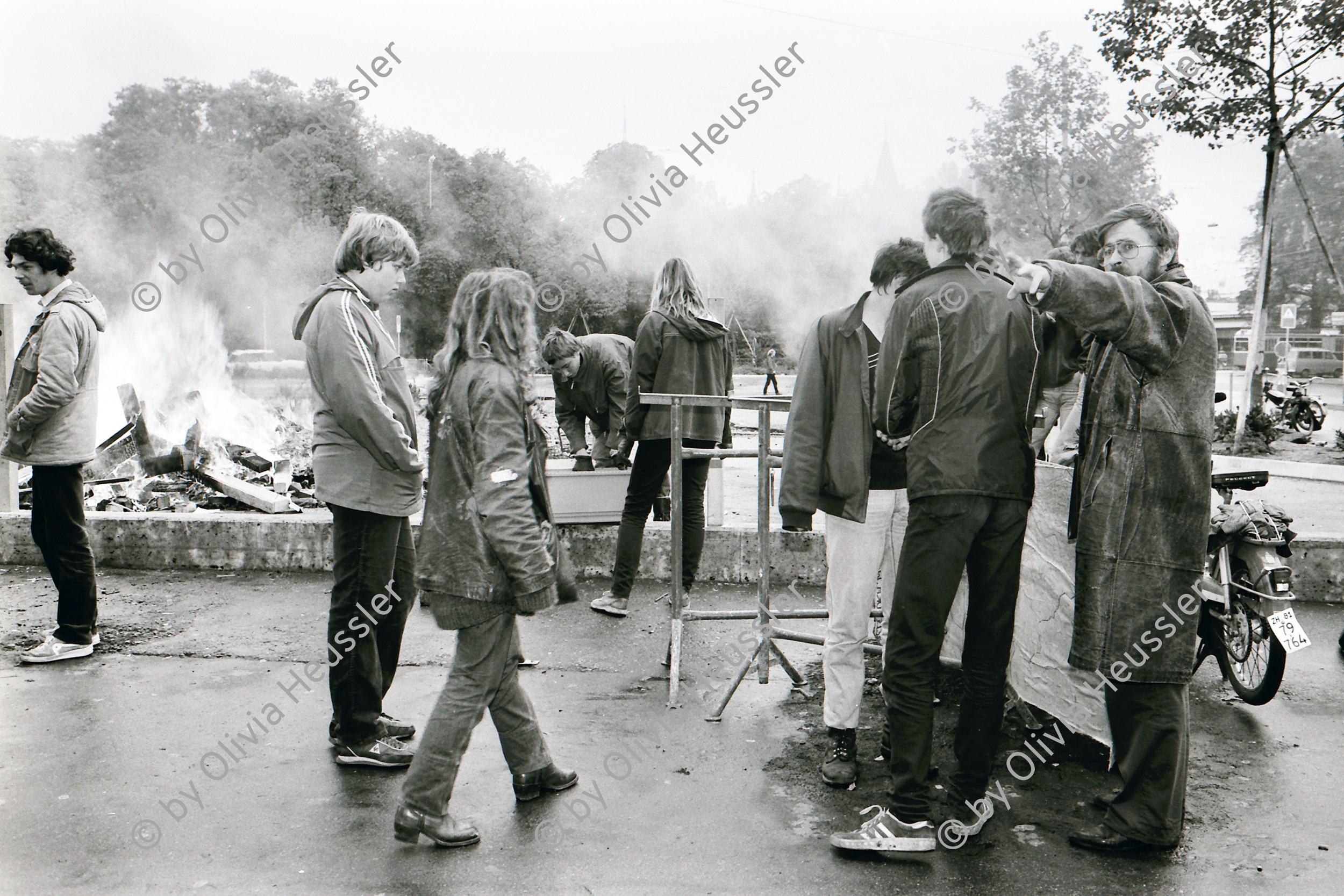 Image of sheet 19810572 photo 10: Im AJZ Autonomen Jugendzentrum.
Jugendbwegung Youth movement Zürich 1981 √