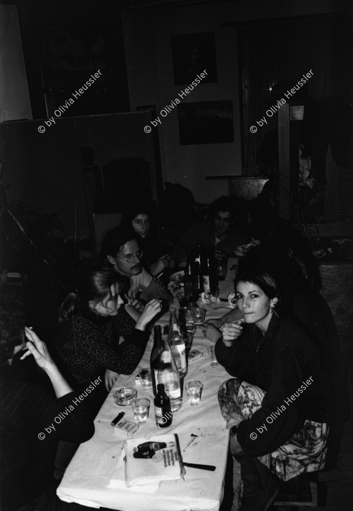 Image of sheet 19810630 photo 10: Fest an der Feldstrasse Schmiede. Olivia Heussler Zürich 1981