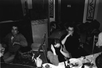 Image of sheet 19810630 photo 13: Fest an der Feldstrasse Schmiede. Tiberio Cardu links Zürich 1981