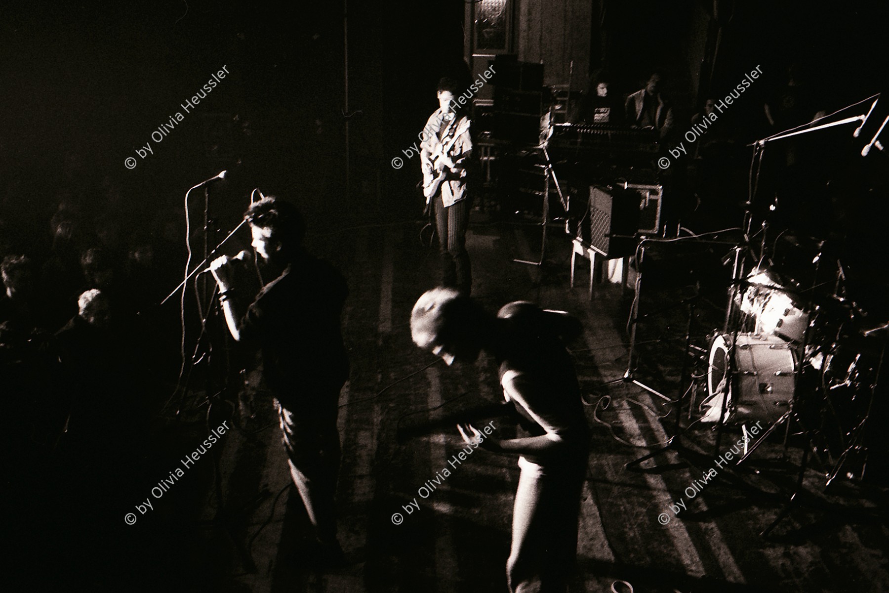 Image of sheet 19810681 photo 11: Ilia Vasella, Viten Vito, Christoph Herzog und Joerg Walker im Volkshaus, Zuerich 1981.