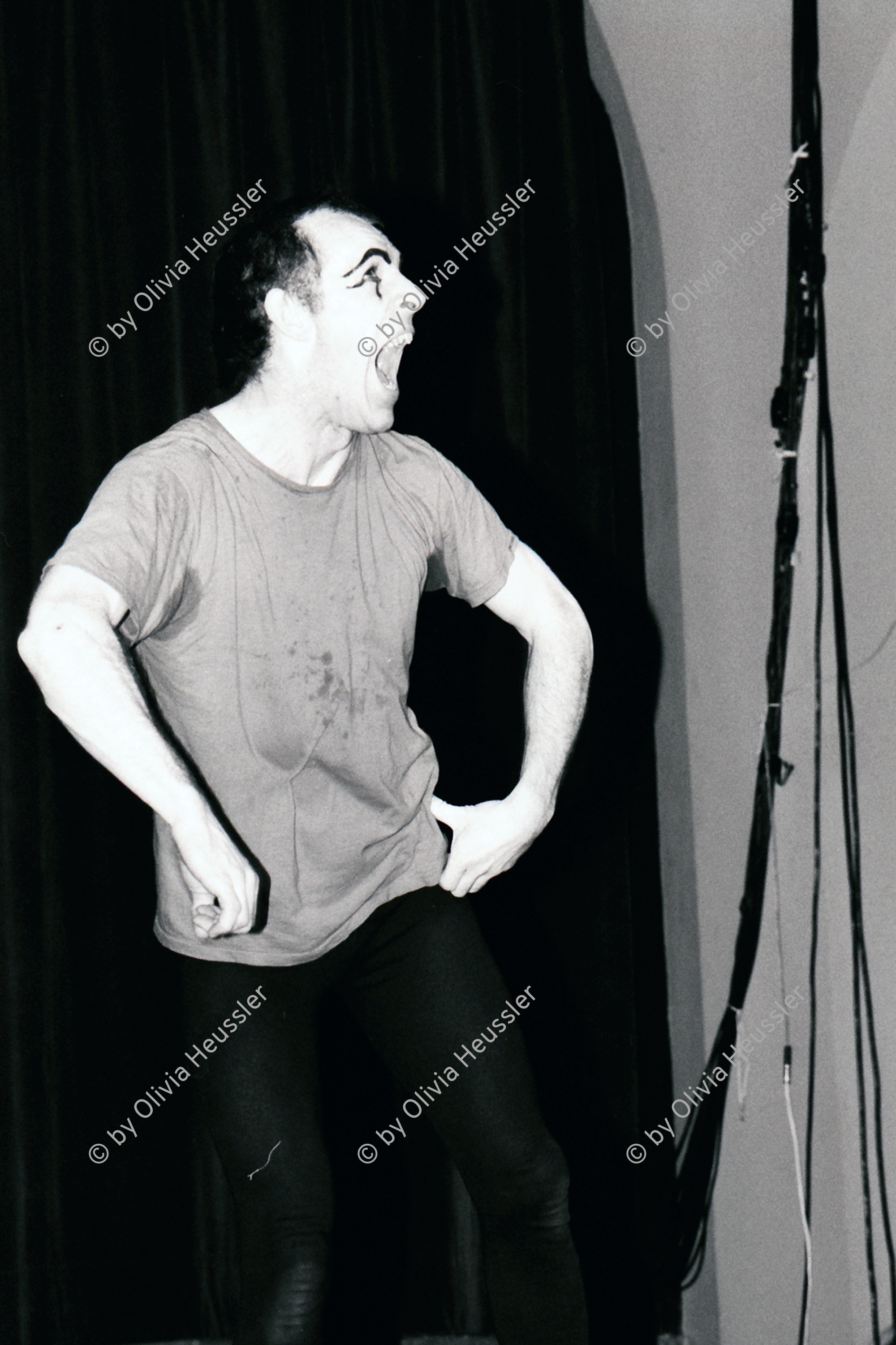 Image of sheet 19810690 photo 28: Jonny Melville im Houdini Kino Walche. Zürich 1981 √