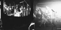 Image of sheet 19820061 photo 8: Rote Fabrik Tonmodern Festival Zürich 1982 mit  der Rockband Rockmusik «erste allgemeine Verunsicherung»
Die Erste Allgemeine Verunsicherung (kurz: EAV) ist eine österreichische Pop-Rock-Band, die 1977 gegründet wurde. Texter und Komponist der Band ist Thomas Spitzer. Der Name ist eine Anlehnung an das ehemalige österreichische Versicherungsunternehmen Erste Allgemeine Versicherung. Zürich 1982 √