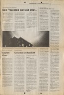 Image of sheet 19820112 photo 13: Bundesrat Chevallaz wird an der Universität Zürich erwartet. Büsten von
bekannten Professoren liegen auf grünen Einzahlungsscheinen am Boden,
neben ihrem Sockel. 'Chevallaz macht Hausfriedensbruch'
Lichtkreis um Mond Halo ??? Andreas Walker fragen Meteorologe mit einem grossen 'Dampfring' Weinbergstrasse 84
Zürich 1982