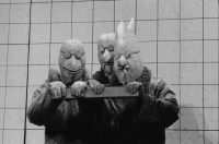 Image of sheet 19820281 photo 3: Theaterspektakel 
Buddy et Flappo mit Gerald Poussin Comic Theater. Zürich Schweiz Bande dessiné