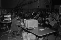 Image of sheet 19830050 photo 6: Computermusik im DRS Studio in Zürich mit Brain Tiket Bruno Spörri etc. 26 und 34. WOZ