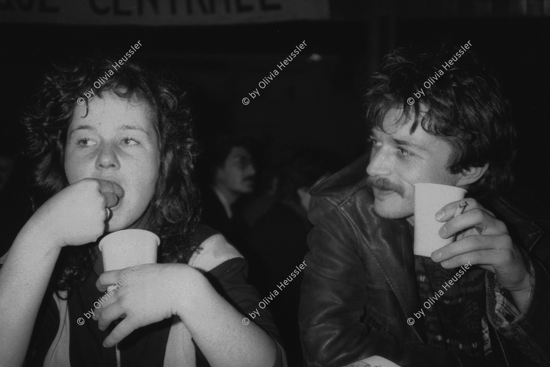 Image of sheet 19830070 photo 24: Gabriela Bataglia mit Jürgen. Rote Fabrik Zürich 1983 √ Schweiz Swiss Switzerland Europe