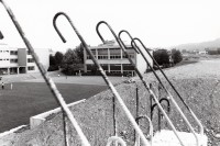 Image of sheet 19830150 photo 33: Armierungseisen des Autobahnbaus durch das Schulhaus Urdorf. 1983 √

Das Limmattaler Kreuz (manchmal auch Limmattalerkreuz geschrieben) ist das einzige komplett gebaute Autobahnkreuz in der Schweiz und liegt im Limmattal im westlichen Teil des Kantons Zürich. Das Kreuz verbindet den Zürcher Nordring mit der Westtangente von Zürich und ist eine bauliche Mischform zwischen einem Malteserkreuz und einer Windmühle.