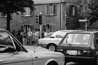 Image of sheet 19830190 photo 16: Stauffacher . Besetzung. Spitzköpfe. © 1982, by Olivia Heussler www.oliviaheussler.com Stauffacherstrasse Protest
Zürich Wohnungsnot Wohnen