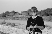 Image of sheet 19830230 photo 15: Enten im Teich bei Murcia. Nachts. Palmen sind mit Eisen befestigt. Portrait Hey Heussler und Ruth Guggenheim- Heussler. Olivia Kirchturmspitz. Fiesta de la Merced Barcelona. Heilige Jungfrau Maria wird durch die Menge getragen. Explosionen von Feuerwerkskörper. Barcelona Spanien 1983
La Mercè (Catalan pronunciation: [ɫə mərˈsɛ]) is the annual festival (festa major in Catalan) of the city of Barcelona in Catalonia, Spain. It has been an official city holiday since 1871, when the local government first organized a program of special activities to observe the Roman Catholic feast day of Our Lady of Mercy, La Mare de Déu de la Mercè in Catalan. Although the actual feast day is September 24, the festivities begin a few days beforehand