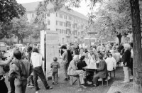 Image of sheet 19830250 photo 37: UBS Bank Hochhaus Steueramt Gebäude Werd . Zürich Kreis vier 4 Aussersihl 1983
© 1982, by Olivia Heussler www.oliviaheussler.com