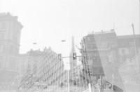 Image of sheet 19830250 photo 4: Doppelbelichtung mit Tor zum Aussersihl, Zürich 1983.