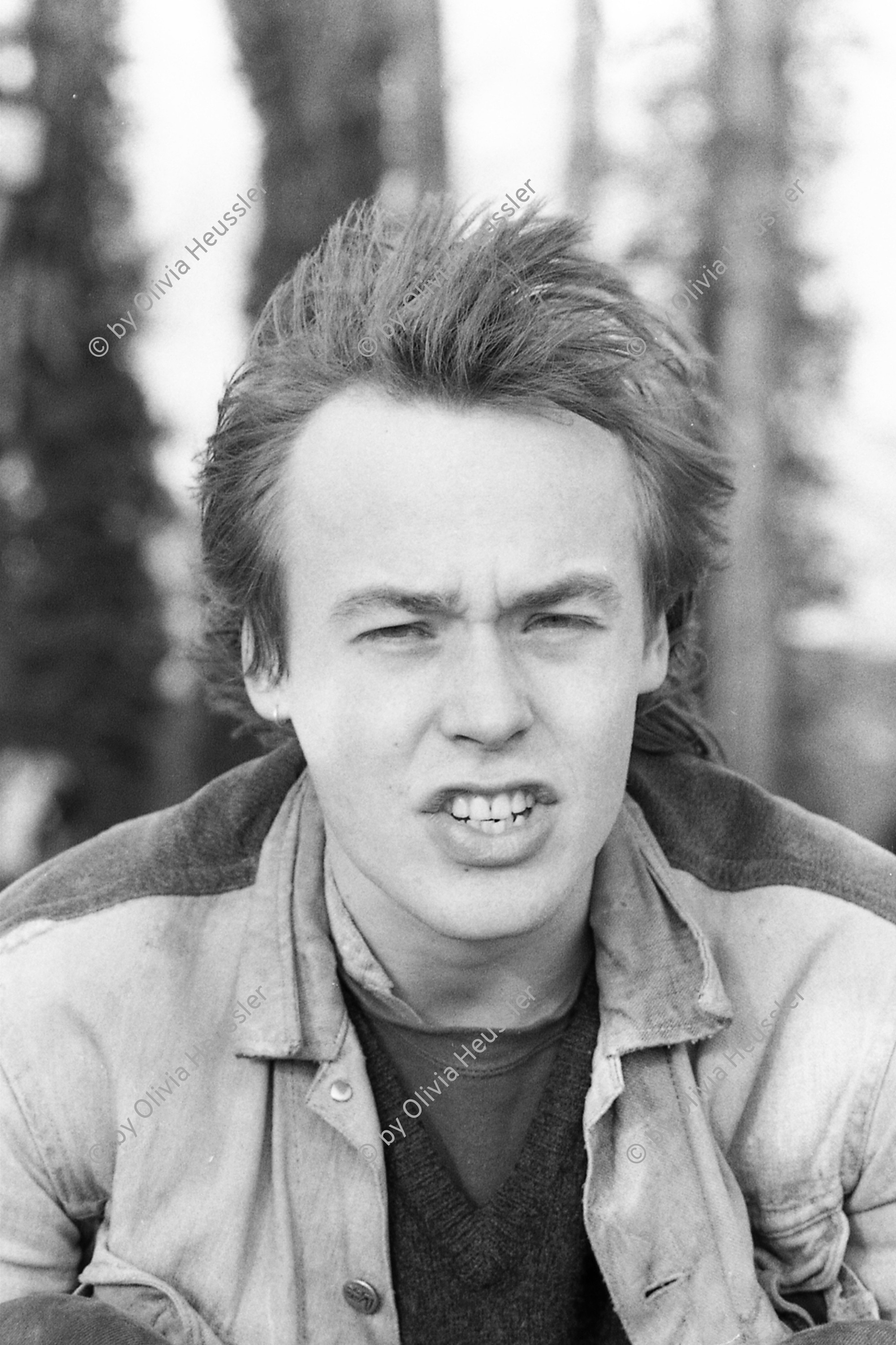 Image of sheet 19830310 photo 31: Portrait Thomas Ricklin. Zürich 1983 √
