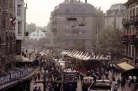 Image of sheet 19833000 photo 13: Protest gegen Wohnungsnot am Stauffacher, Zuerich 1983. Proteste contre le manque d'appartements à Zurich. Zürich Schweiz Switzerland «Counter-power» Altkirch 2017